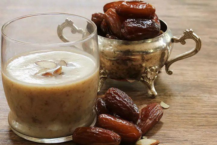 اسموتی شیر خرما
