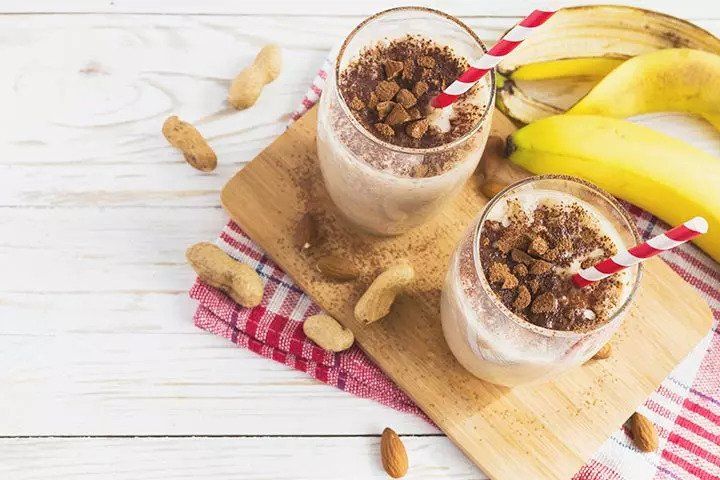 اسموتی کره بادام زمینی و ژله