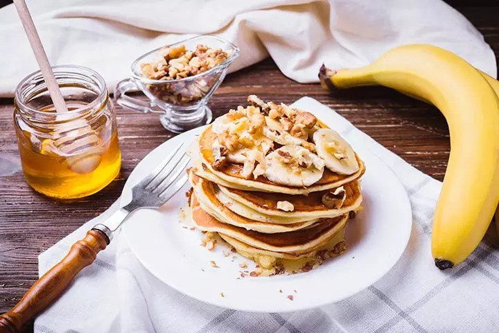 پنکیک جو دوسر بدون تخم مرغ